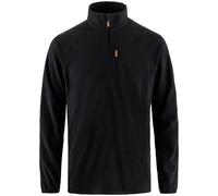 Fjällräven Övik Lite Pile Mezzo Zip Uomo-Pullover Outdoor-Sweater Nero Nuovo