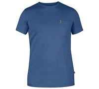 Fjällräven Övik Pocket, Maglietta a Manica Corta, Uomo, Blu (Uncle Blue), XS