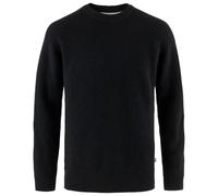 Fjällräven - Övik Rib Sweater - Pullover di lana XS nero