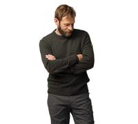 Felpa Fjällräven Övik Round-neck oliva scuro - L