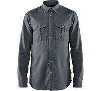 Fjällräven Övik Travel Shirt Ls M, Camicia, Uomo, Grigio (Dusk), S