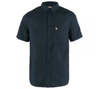 Fjällräven Ovik Travel Short Sleeve Shirt Blu L Uomo