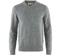 Fjällräven Övik V-neck Sweater M, Felpa Uomo, Grigio (Grey), XL