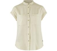 Fjällräven Ovik Hemp SS W - camicia a maniche corte - donna XS Beige woman Tencel/Lyocell,Canapa
