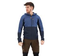 FJALLRAVEN 82257-534-555 Abisko Trail Fleece M Maglia Lunga Uomo Indigo Blue-Dark Navy XL