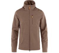 Fjallraven 81479-244 Keb Fleece Hoodie M Maglia Lunga Uomo Suede Brown Taglia M