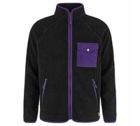 Fjall Raven - Pile caldo e confortevole - Vardag Pile Fleece M Black Dark Violet per Uomo in Poliestere Riciclato - Taglia M - Nero