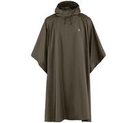 Fjällräven Poncho Pioggia Uomo Damen Wettermantel Giacca da Pioggia Verde Oliva