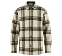 FJALLRAVEN Singi Flannel Overshirt M - Uomo - Beige / Blu - Taglia L- modello 2025