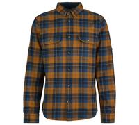 Camicia Fjällräven Singi Heavy Flannel manica lunga blu navy marrone - XL