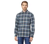 Fjällräven Skog, Camicia a Maniche Lunghe, Uomo, Multicolore (Glacier Green), L