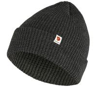 Fjällräven Tabella Berretto Invernale di Maglia Waffle Motivo Grigio Scuro Nuovo