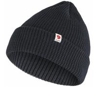 Fjällräven Tabella Cappello Berretto Invernale di Maglia Waffle Motivo Blu Scuro