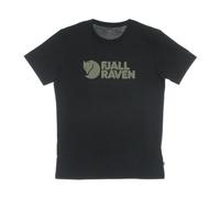 T-shirt Fjällräven Logo manica corta nero - M