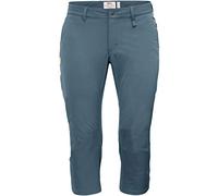 Fjällräven Trousers W, F89584-042 Abisko Capri Pantaloni, Donna, Dusk, 44 Women's, 10