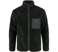 Fjällräven Vardag Pila Pile Herren-Fleecejacke Giacca Outdoor Tempo Libero Nero