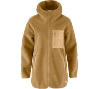 Fjällräven Vardag Pile Fleece Long W Giacca, Buckwheat Brown, S Donna