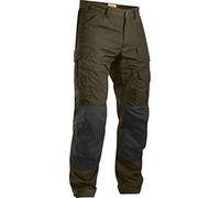 Fjällräven Vidda Pro L, Pantaloni Uomo, Verde (Dark Olive/Black), 52
