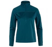 Fjallraven 87141-534 Abisko Lite Fleece Half Zip W Maglia Lunga Donna Indigo Blue Taglia XS