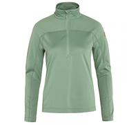 Fjallraven 87141-674 Abisko Lite Fleece Half Zip W Maglia Lunga Donna Misty Green Taglia XXS