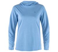 Fjällräven Abisko Sun-hoodie W - maglia a maniche lunghe - donna Blue L