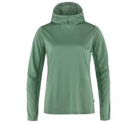 Fjallraven 84108-614 Abisko Sun-Hoodie W Maglia Lunga Donna Patina Green Taglia M