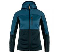 Fjällräven Abisko Trail Fleece - felpa in pile - donna Blue/Blue L