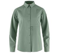 Fjall Raven - Camicia stretch - Abisko Trekking Shirt W Patina Green per Donne - Taglia M - Verde