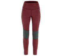 Fjällräven - Women's Abisko Värm Trekking Tights - Leggings M rosso