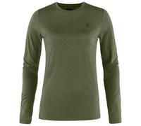 Fjällräven Abisko Wool LS W - maglia a manica lunga - donna XS Green woman Lana Merino