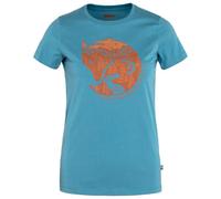 Fjällräven - Women's Arctic Fox Print - T-shirt M blu/turchese