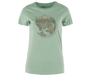 Fjällräven - Women's Arctic Fox Print - T-shirt S verde