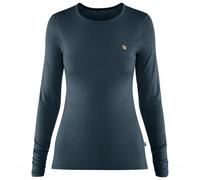 Fjällräven - Women's Bergtagen Thinwool L/S - Intimo lana merinos L blu