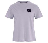 Fjällräven - Women's Fox Boxy Logo Tee - T-shirt L lilla
