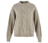 Fjällräven - Women's Övik Cable Knit - Pullover di lana XS grigio/beige