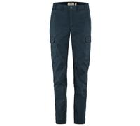 Fjall Raven - Pantaloni resistenti da escursionismo - Stina Trousers W Dark Navy per Donne in Cotone - Taglia 36 EU - Blu navy