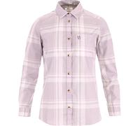 Fjall Raven - Camicia in cotone biologico - Övik Lite Flannel Shirt W Lavender Mist Eggshell per Donne in Cotone - Taglia S - Viola