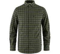 Fjall Raven - Camicia in cotone organico - Övik Flannel Shirt M Laurel Green Indigo Blue per Uomo in Cotone - Taglia M - Kaki