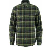 Fjall Raven - Camicia in cotone organico spesso - Singi Heavy Flannel Shirt M Black Deep Forest per Uomo in Cotone - Taglia M - Nero