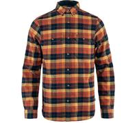 Camicia Fjällräven Singi Heavy Flannel manica lunga arancio blu navy - M