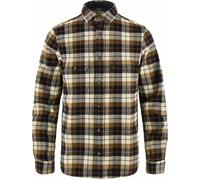Fjall Raven - Camicia spessa in cotone biologico - Singi Heavy Flannel Shirt M Chalk White Dark Navy per Uomo in Cotone - Taglia L - Bianco
