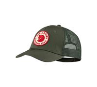 Fjall Raven - Cappellino trucker resistente G-1000® Eco e traspirante per l'escursionismo - 1960 Logo Långtradarkeps Deep Forest in Cotone - Taglia S/M - Verde