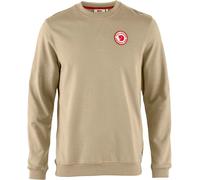 Fjall Raven - Felpa da uomo in cotone biologico - 1960 Logo Badge Sweater M Fossil per Uomo in Cotone - Taglia S - Beige