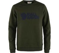 Pullover Fjällräven Logo manica lunga verde militare blu - L