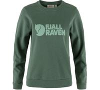 Fjall Raven - Felpa in cotone organico - Fjällräven Logo Sweater W Deep Patina Misty Green per Donne in Cotone - Taglia L - Verde