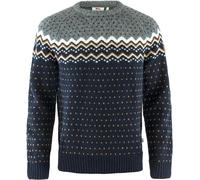 Maglia Fjällräven Övik Knit manica lunga grigio blu marrone - XL