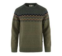 Fjall Raven - Maglione di lana - Övik Knit Sweater M Laurel Green Deep Forest per Uomo - Taglia L - Kaki