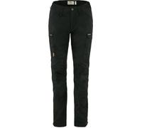 Fjällräven Kaipak Trousers Curved W, Pantaloni Sportivi Donna, Nero, 42