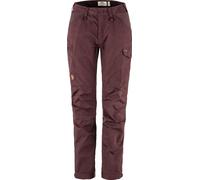 Fjall Raven - Pantaloni da trekking - Kaipak Trousers Curved W Port per Donne - Taglia 34 EU - Bordeaux Bordeaux 34 EU