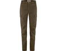 Fjall Raven - Pantaloni di escursionismo resistenti - Stina Trousers W Dark Olive in Cotone - Taglia M - Verde